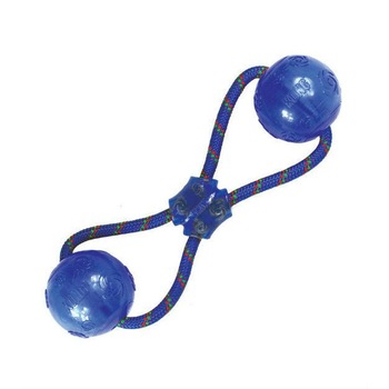 Jucarie medie pentru caini Squeezz ROPE, Kong, Albastru Jucarie medie pentru caini Squeezz ROPE, Kong, Albastru