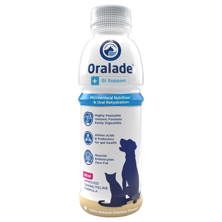 Multivitamin tonic ORALADE Gastrointestinal Support, Pentru caini/pisici, 500 ml