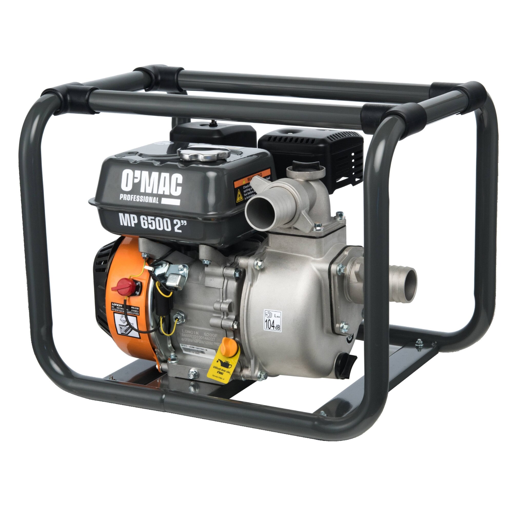 Motopompa O'Mac MP 6500, 2’’, 6.5 Cp