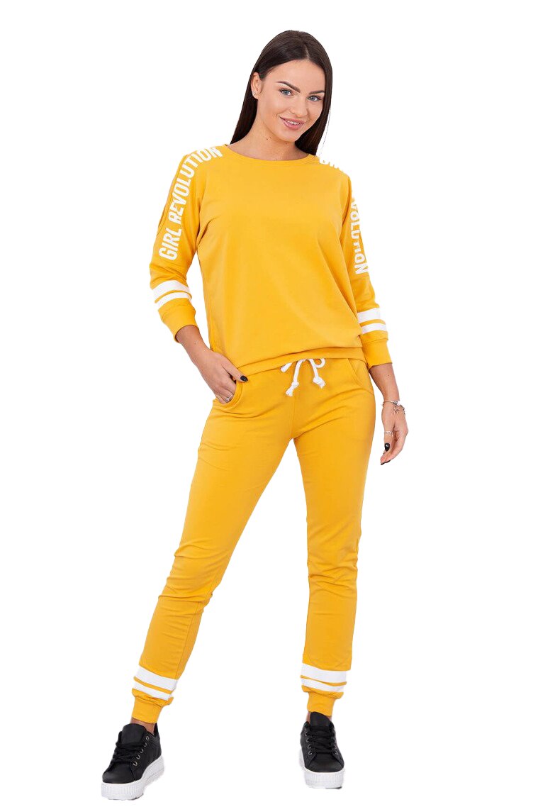 Compleu casual-sport Revolution, Galben, One Size