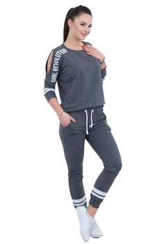 Compleu casual-sport Revolution, Gri inchis, One Size Compleu casual-sport Revolution, Gri inchis, One Size