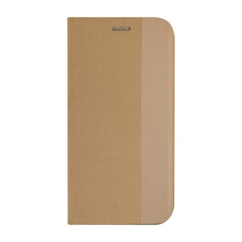 Husa Carte Vennus Sensitive pentru Huawei P40 Lite, Inchidere Magnetica, Auriu Husa Carte Vennus Sensitive pentru Huawei P40 Lite, Inchidere Magnetica, Auriu