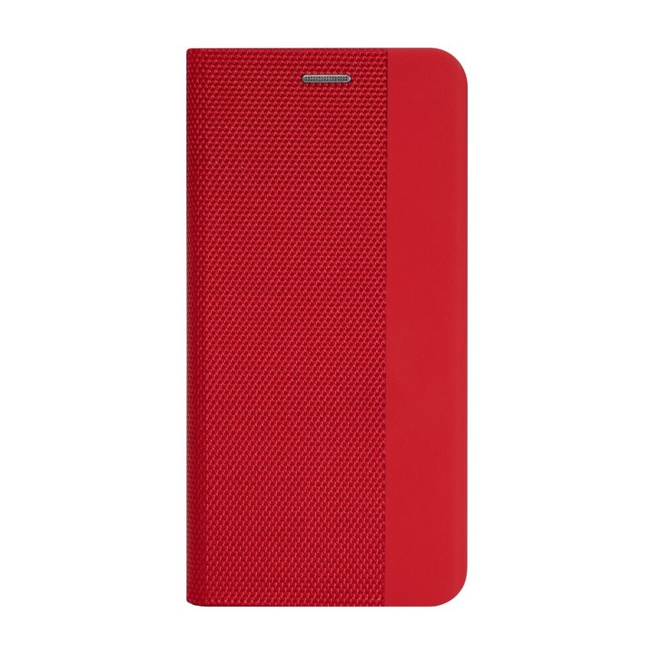 Калъф тип книга Vennus Sensitive за Samsung Galaxy A02s, магнитно закопчаване, червен