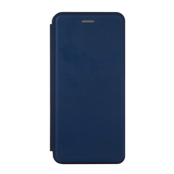 Husa Carte Elegance pentru Samsung Galaxy A02s, Slim, Inchidere Magnetica, Albastru