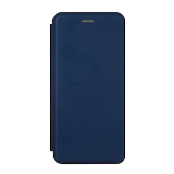 Husa Carte Elegance pentru Samsung Galaxy A02s, Slim, Inchidere Magnetica, Albastru