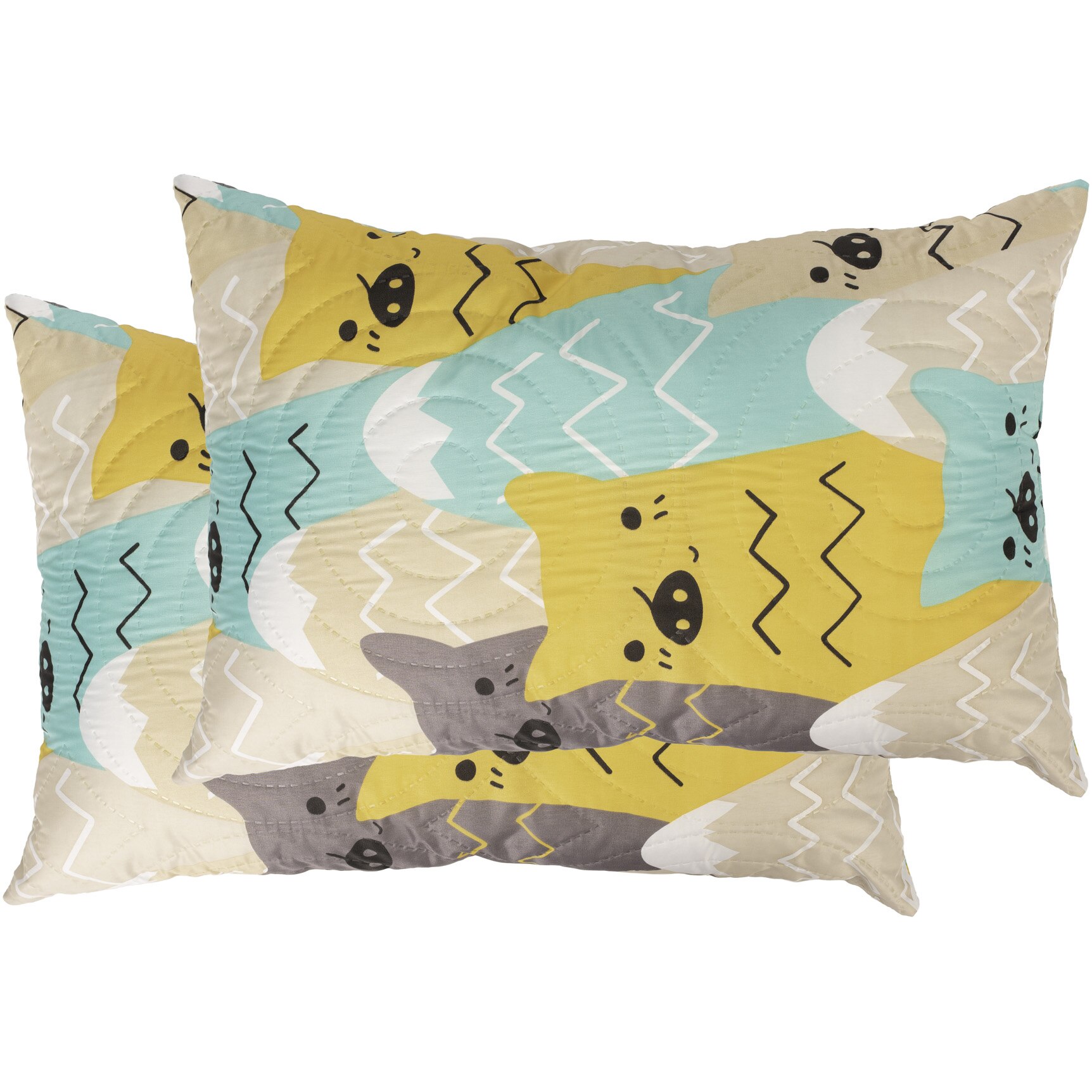 Set 2 perne Somnart Cat, 50x70 cm, microfibra