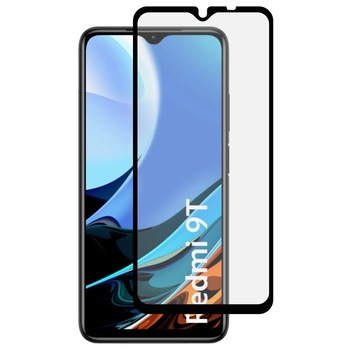 Folie Sticla MyScreen L!ite pentru Xiaomi Redmi 9T / Poco M3, Full Glue, 9H, 0.33 mm, Negru Folie Sticla MyScreen L!ite pentru Xiaomi Redmi 9T / Poco M3, Full Glue, 9H, 0.33 mm, Negru