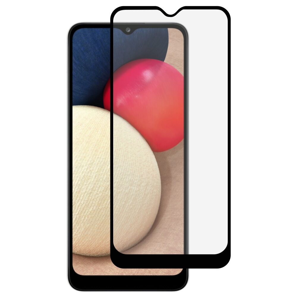Folie Sticla Premium MyScreen Diamond Edge pentru Samsung Galaxy A02s, Full Glue, Negru