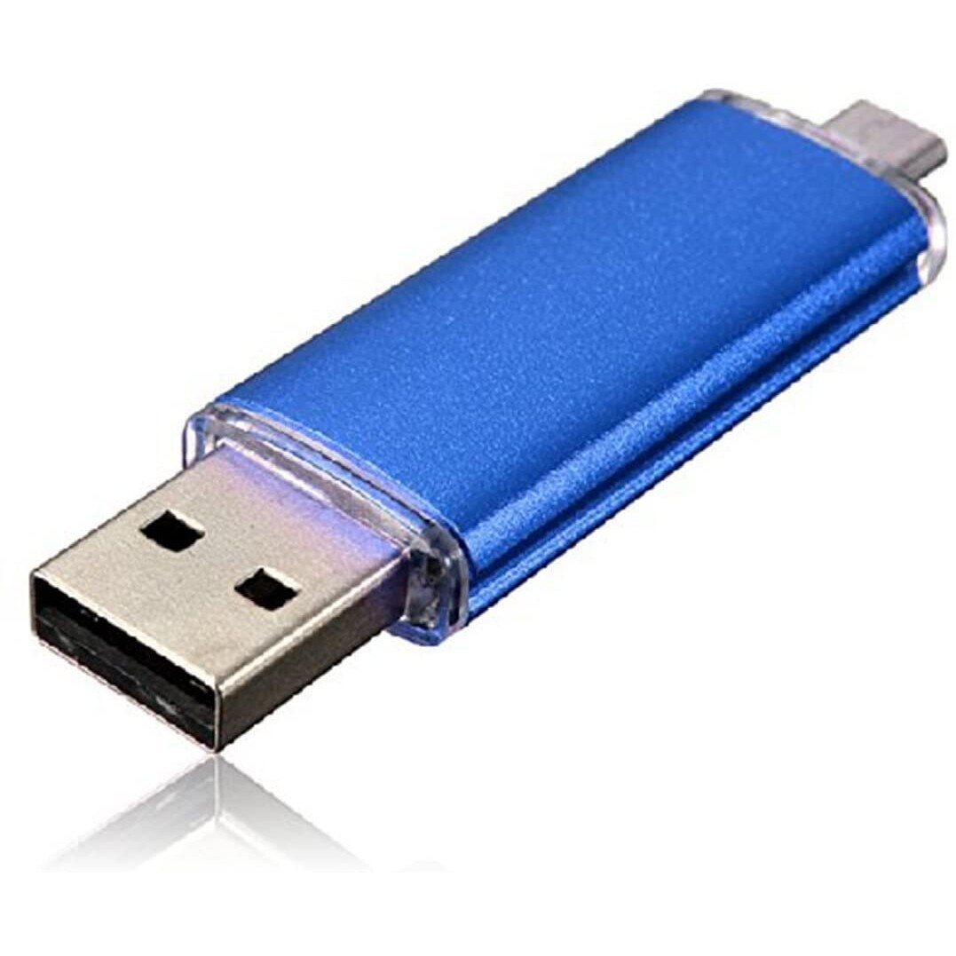 USB памет 2 в 1, YSF, USB 2.0, 32 GB, Micro USB, син - eMAG.bg