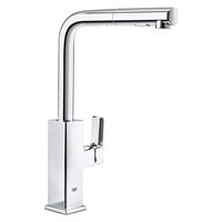 Baterie monocomanda pentru chiuveta, Grohe 30420000 Tallinn OHM in forma de L, cap extras, crom