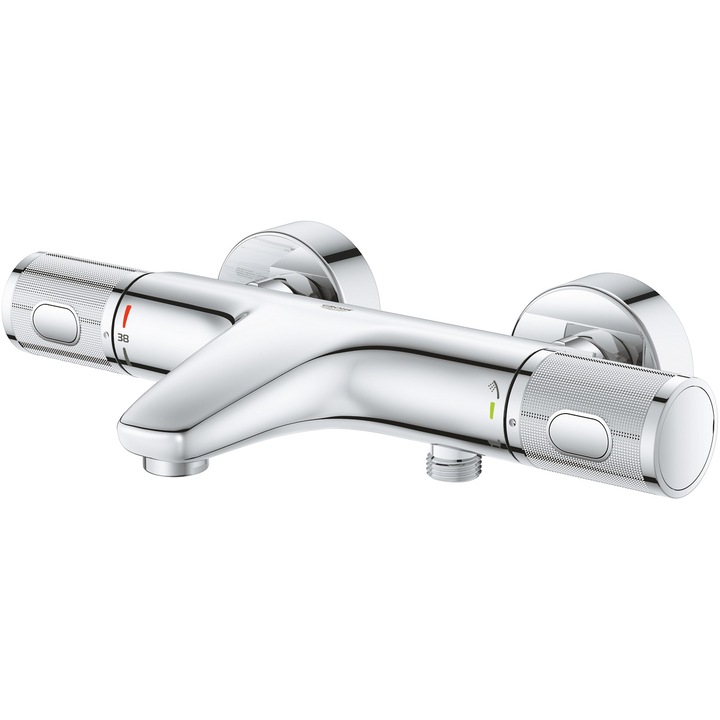 Смесител за баня Grohe Precision Feel 34788000, 1/2'', Appearance, Термостат, CoolTouch, Против опарване, Diverter, Хром