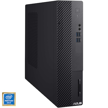 Sistem Desktop PC ASUS SFF S500SA cu procesor Intel® Pentium® G6400 pana la 4.00 GHz, Comet Lake, 4GB DDR4, 256GB SSD, DVD-RW, Intel® UHD Graphics, No OS Sistem Desktop PC ASUS SFF S500SA cu procesor Intel® Pentium® G6400 pana la 4.00 GHz, Comet Lake, 4GB DDR4, 256GB SSD, DVD-RW, Intel® UHD Graphics, No OS