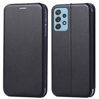 Husa pentru Samsung A52 - tip carte, inchidere magnetica, Gekko Elegance - NEAGRA Husa pentru Samsung A52 - tip carte, inchidere magnetica, Gekko Elegance - NEAGRA