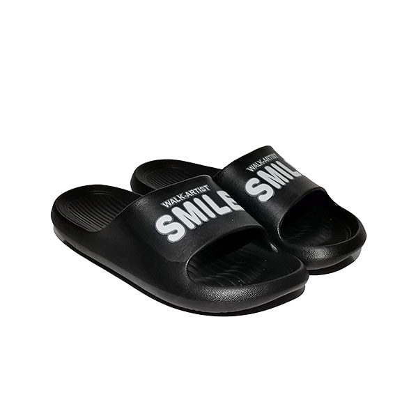 Slapi, papuci copii spuma EVA Trendd Smile, Negru