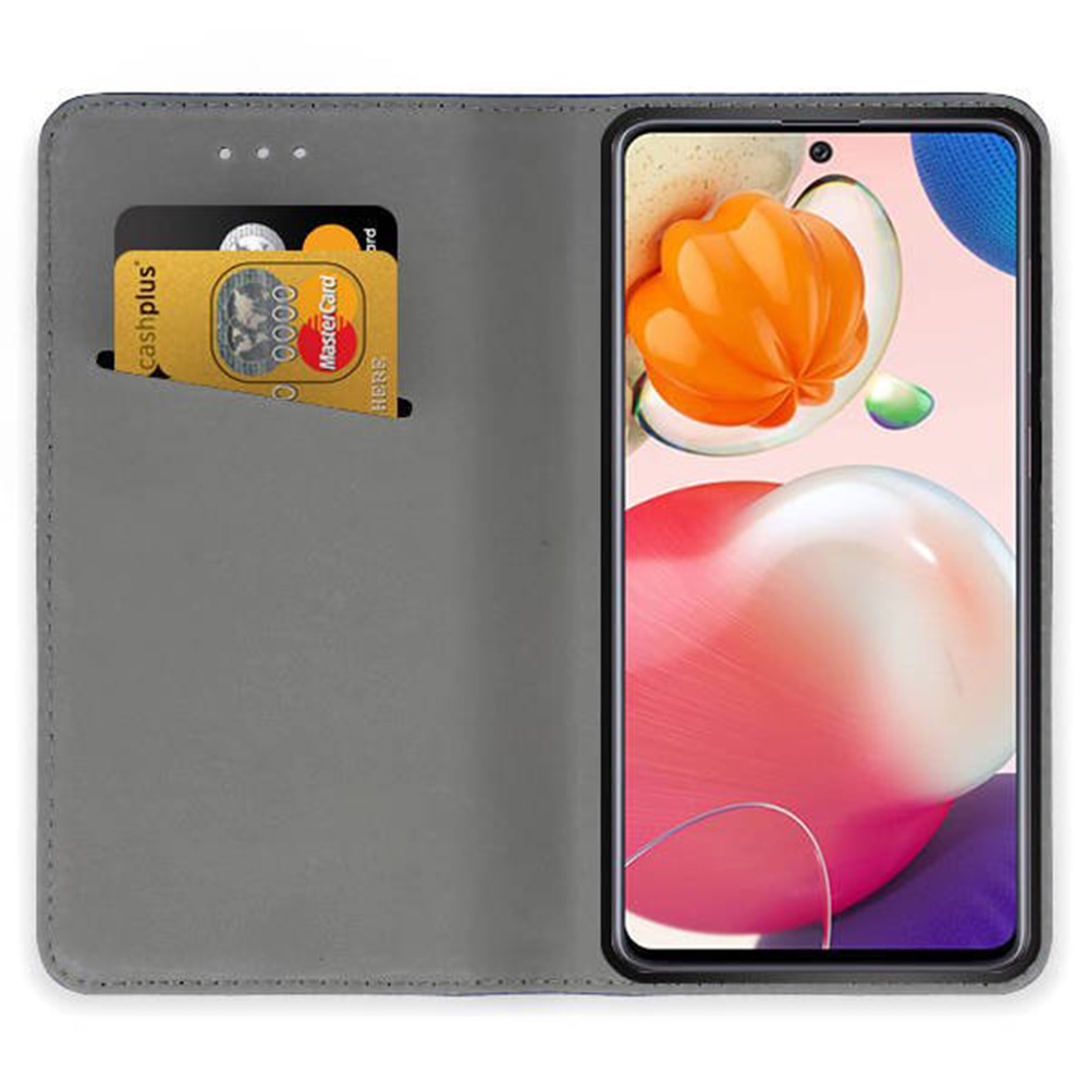 Husa tip carte compatibila cu Motorola Moto G53, G-Tech Flip Book, inchidere magnetica, buzunar card, premium stand, Negru