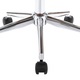 Scaun de birou, vidaXL, Piele artificiala/Lemn curbat, 59,5 x 58 x (66-74) cm, Negru