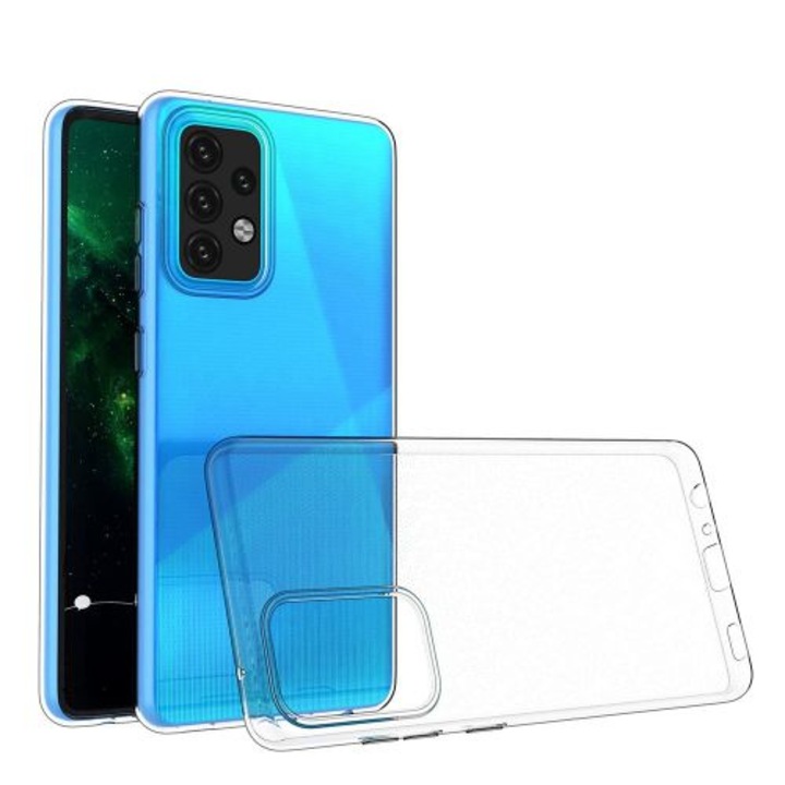 Telefontok Samsung Galaxy A52 / A52 5G - 2mm-es átlátszó szilikon tok