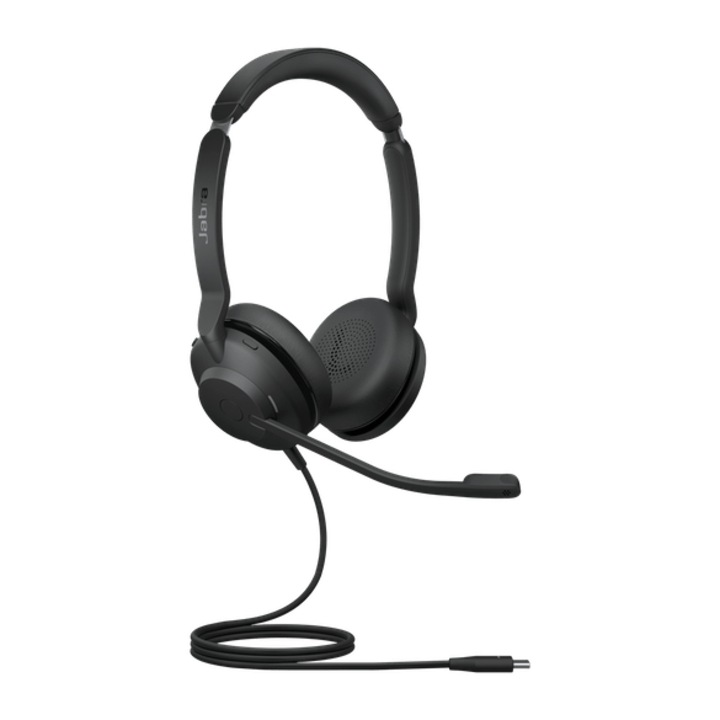 Слушалки, Jabra, Evolve2 30, UC Stereo, USB C, черни