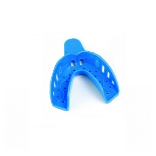 Set linguri plastic pentru material de impresie S, Prima, albastru, 2 bucati