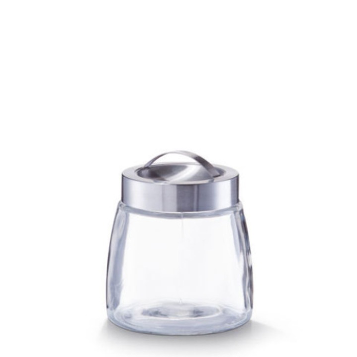 Borcan din sticla cu capac din inox,900 ml.,Zeller