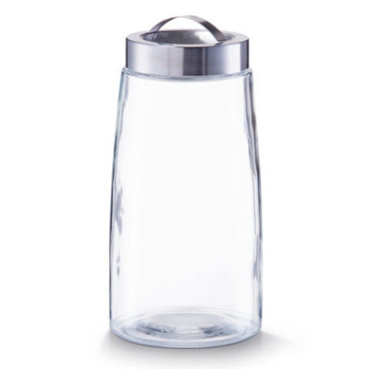 Borcan din sticla cu capac din inox,2000 ml. Zeller