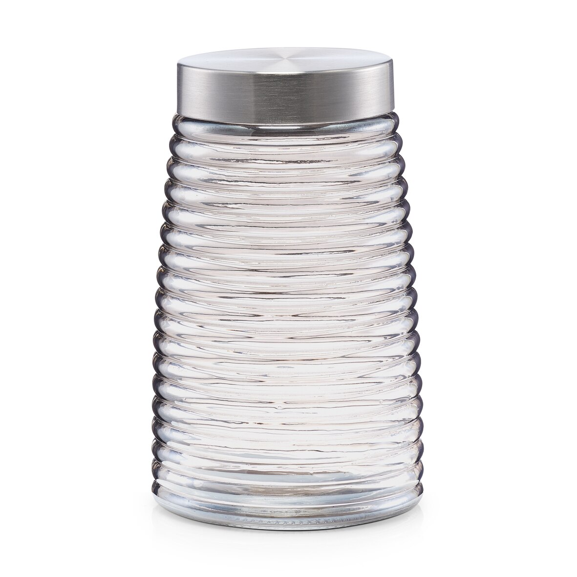 Borcan din sticla cu capac metalic,1600 ml ,Zeller