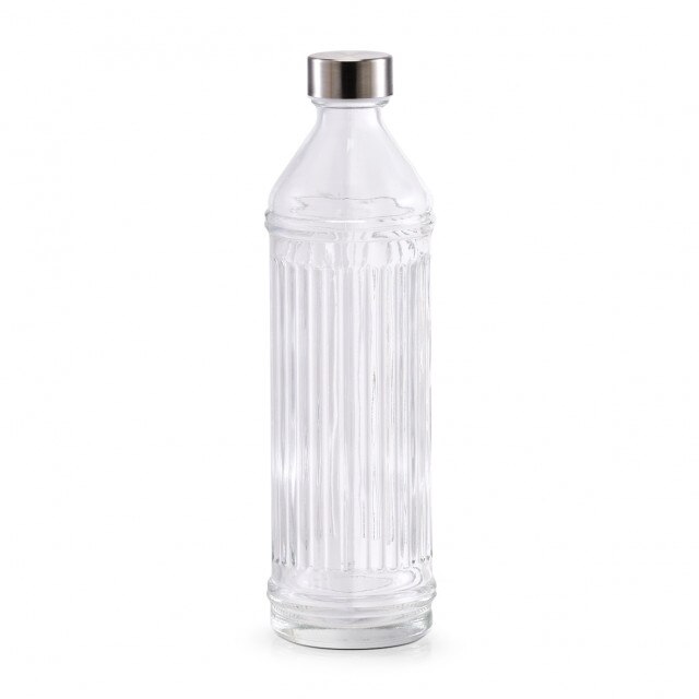 Sticla transparenta cu dop din inox,970 ml Zeller