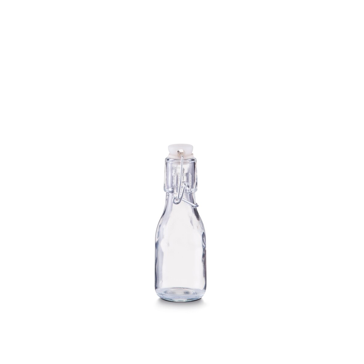 Sticla transparenta cu dop din plastic,100 ml Zeller