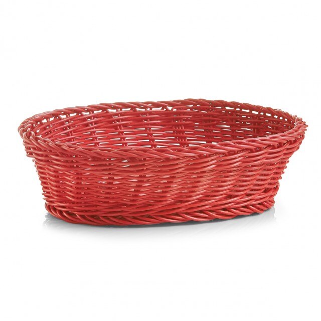 Cos servire din plastic rosu,Zeller