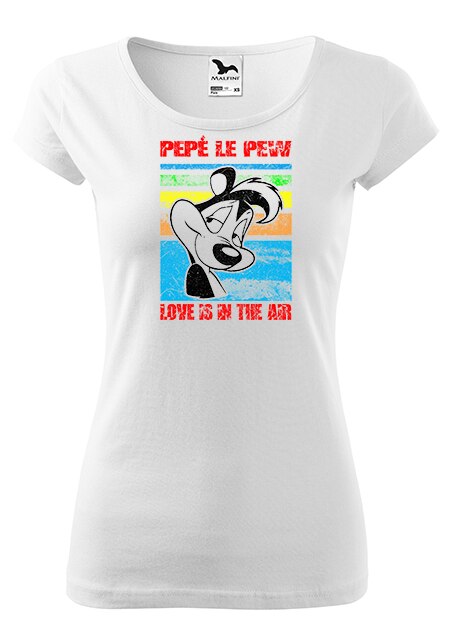 Tricou dama , K-off ,Pepe Le Pew light