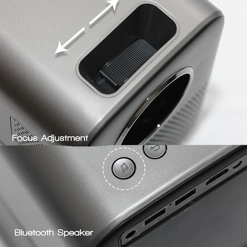 Videoproiector LED 3000 Lumeni, ProCart, HD, HDMI, USB, difuzor ...