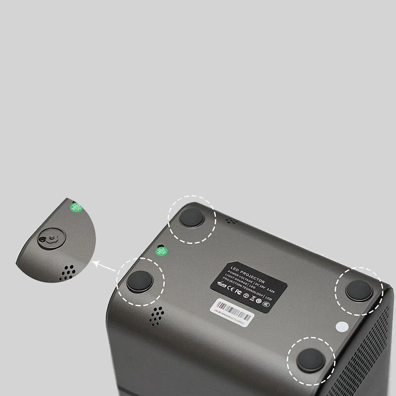 Videoproiector LED 3000 Lumeni, ProCart, HD, HDMI, USB, difuzor ...
