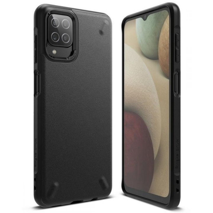 Husa Premium Ringke Onyx Compatibila Cu Samsung Galaxy A12, Negru