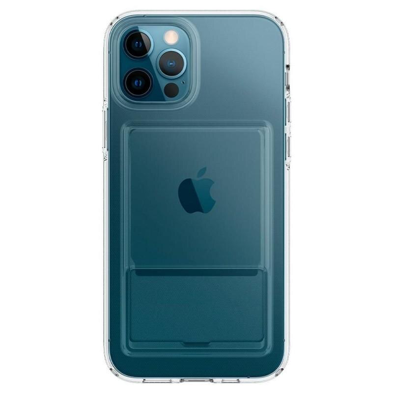 Carcasa Spigen Crystal Slot compatibila cu iPhone 12 Pro Max Crystal Clear