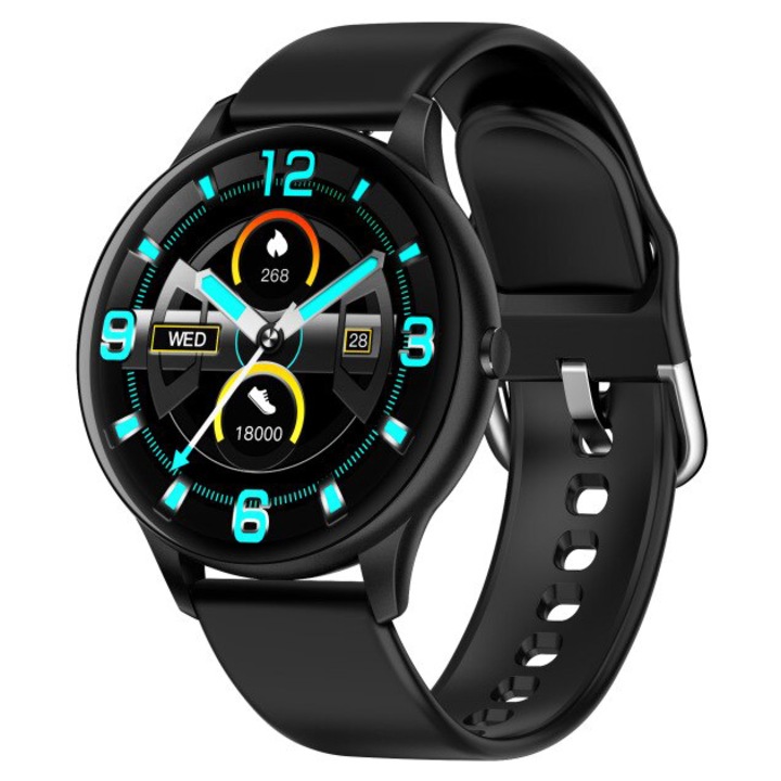 Ceas Sport Fitness Tracker Smartwatch K21 9994250 Negru