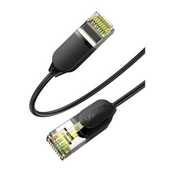 Cablu retea UGREEN NW149 Ethernet Cat. 7, mufat 2xRJ45, FTP, lungime 1.5m, Negru Cablu retea UGREEN NW149 Ethernet Cat. 7, mufat 2xRJ45, FTP, lungime 1.5m, Negru