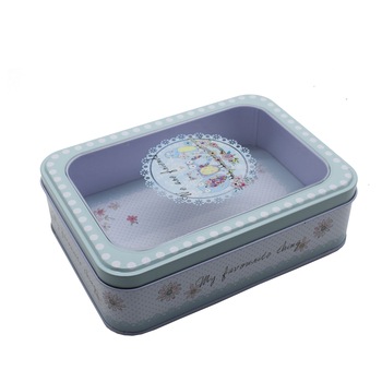 Cutie metalica cu capac transparent pentru decor/depozitare, Naimeed D2634 Owl, Multicolor, 19 x 15 x 6 cm Cutie metalica cu capac transparent pentru decor/depozitare, Naimeed D2634 Owl, Multicolor, 19 x 15 x 6 cm