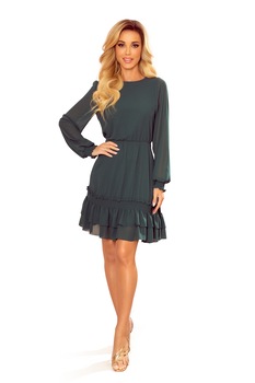 Rochie Numoco 336-1, Verde forest Rochie Numoco 336-1, Verde forest