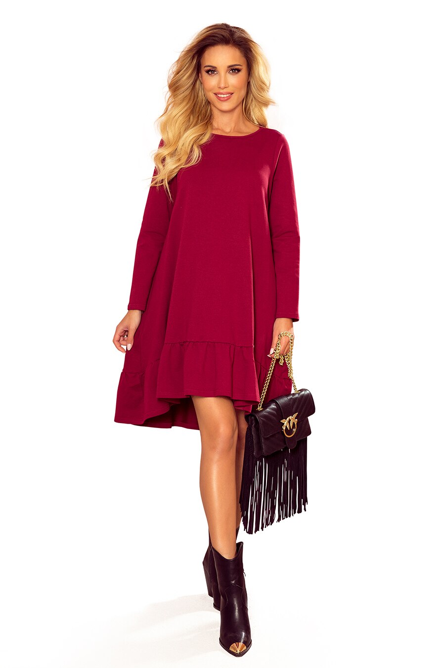 Rochie Numoco 337-2, Burgundy