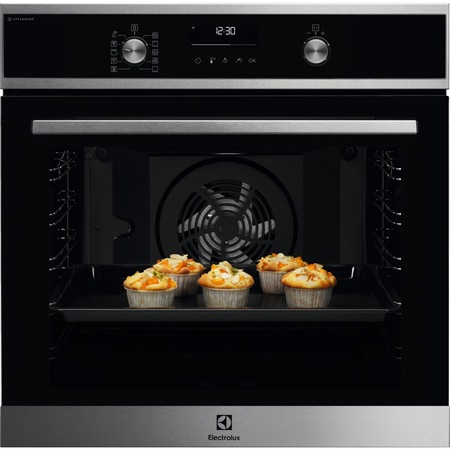 Cuptor incorporabil Electrolux EOD6P77WX, Electric, 72l, Multifunctional, SteamBake, Wi-Fi, Autocuratare pirolitica, Grill, Senzor gatire, Convectie, Clasa A+, Negru