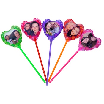 Set 5 mini baloane inima personalizate, Personalizari Cadouri, multicolore Set 5 mini baloane inima personalizate, Personalizari Cadouri, multicolore