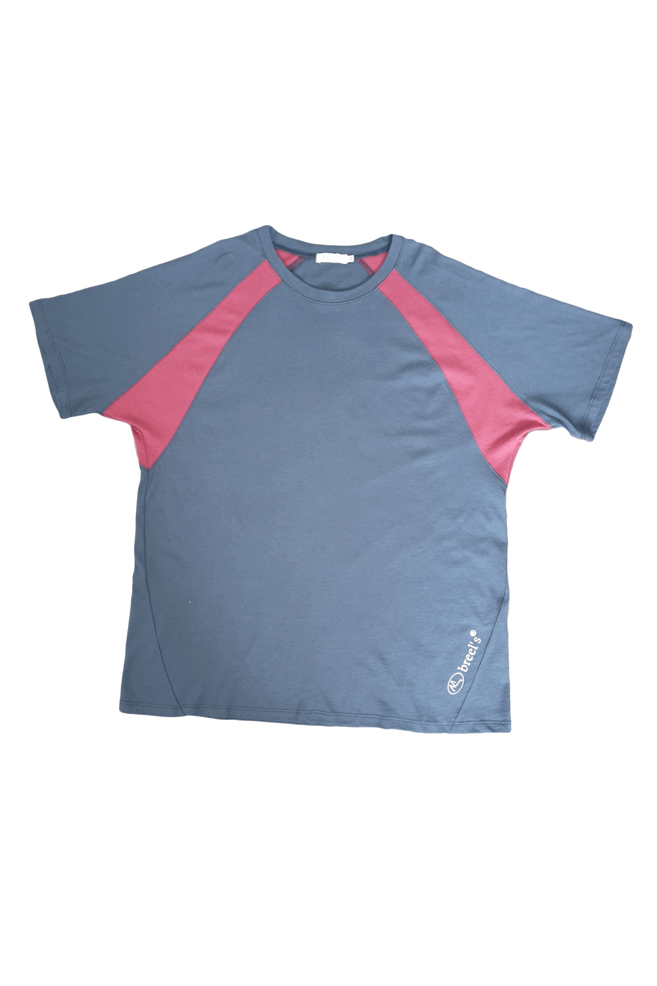 Tricou T-Shirt Breel's 0282, Bleumarin/Grena