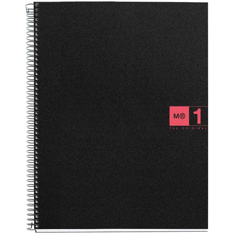 Caiet cu spira Miquelrius Originals A5 matematica 80 file rosu