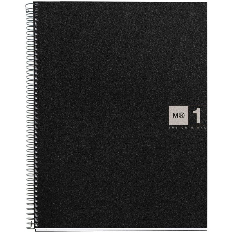 Caiet cu spira Miquelrius Originals A5 matematica 80 file gri