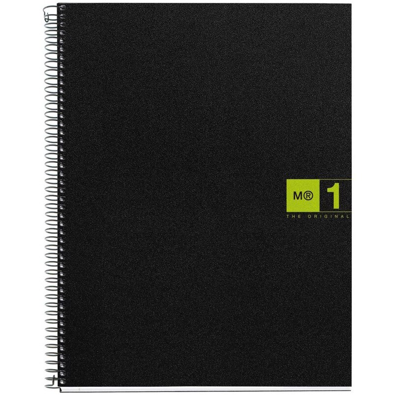 Caiet cu spira Miquelrius Originals A5 matematica 80 file verde