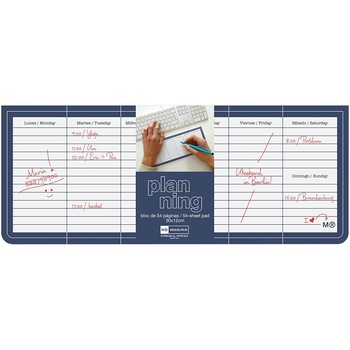 Organizator saptamanal Miquelrius 54 file 300mm x 120mm Organizator saptamanal Miquelrius 54 file 300mm x 120mm