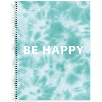 Caiet cu spira Miquelrius TIE DYE A4 matematica 120 file coperta cu tratament antiviral si antibacterian blue Caiet cu spira Miquelrius TIE DYE A4 matematica 120 file coperta cu tratament antiviral si antibacterian blue