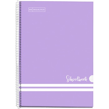 Caiet cu spira Miquelrius Schoolbook A4 matematica 80 file mov Caiet cu spira Miquelrius Schoolbook A4 matematica 80 file mov