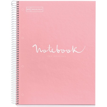 Caiet cu spira Miquelrius Emotions A4 liniatura punctata 80 file coperta carton dur plastifiat roz Caiet cu spira Miquelrius Emotions A4 liniatura punctata 80 file coperta carton dur plastifiat roz
