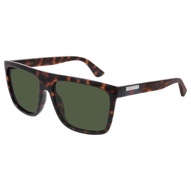 Ochelari de soare Gucci, GG0748S - 003, Havana/ Verde